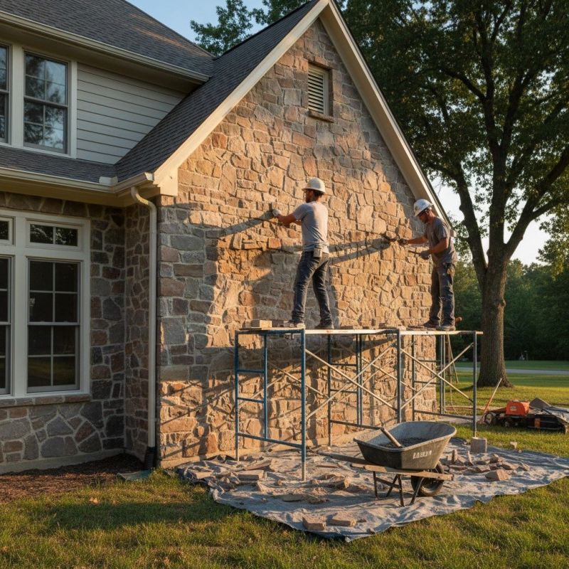 Stone Siding Installation