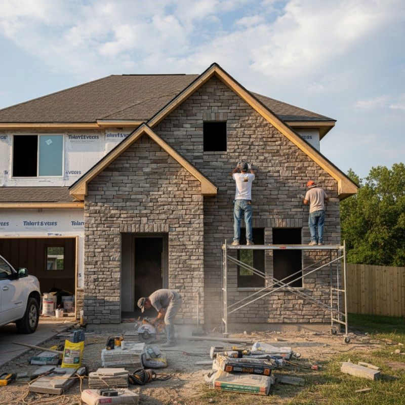 Local Stone Siding Installation pros at work